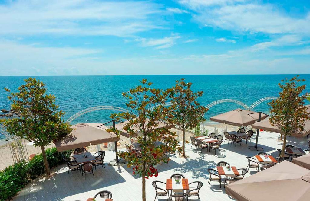 Luxurious And Panoramic Apartments At The Beach In La Mer Complex Altın Kumlar Dış mekan fotoğraf
