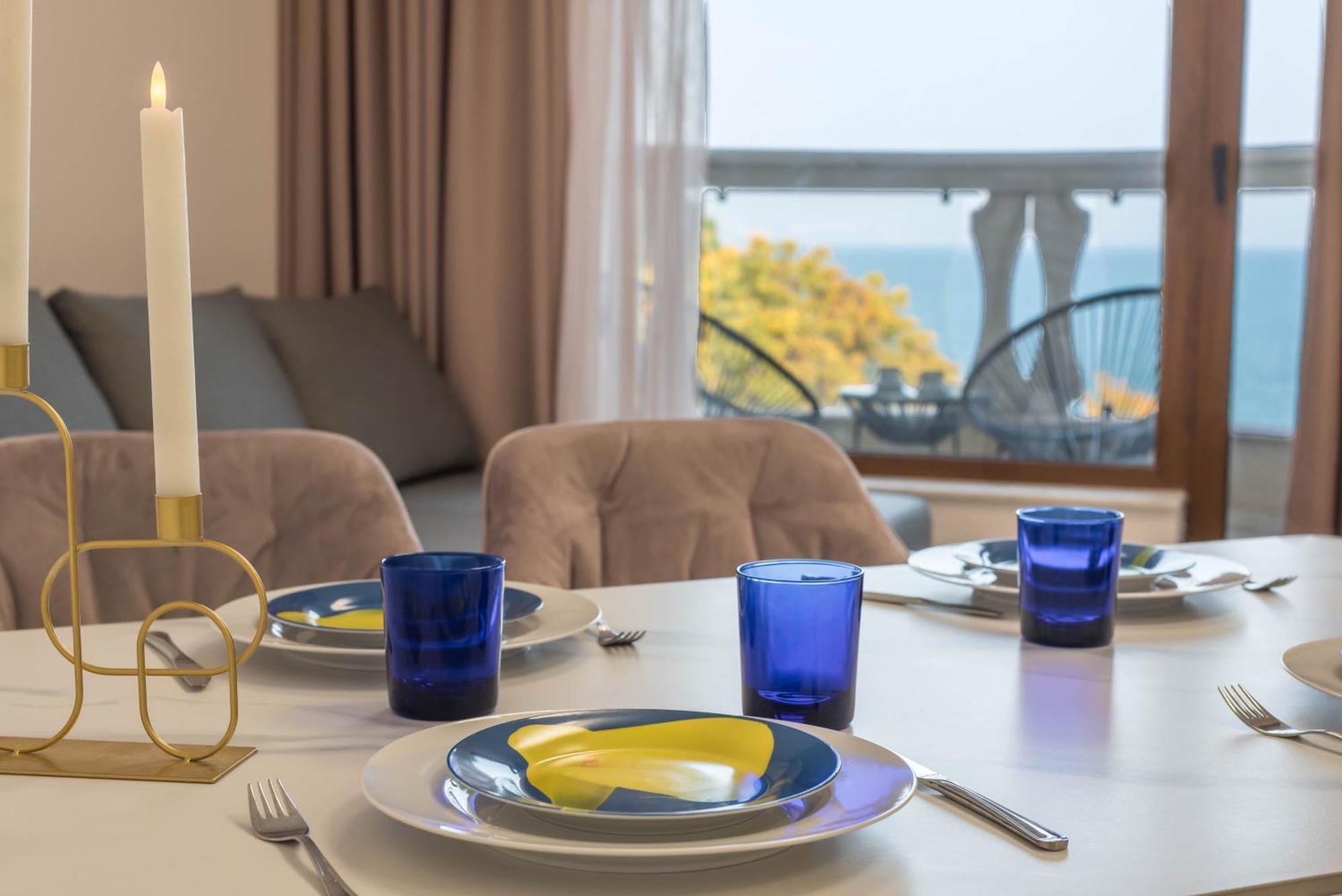 Luxurious And Panoramic Apartments At The Beach In La Mer Complex Altın Kumlar Dış mekan fotoğraf